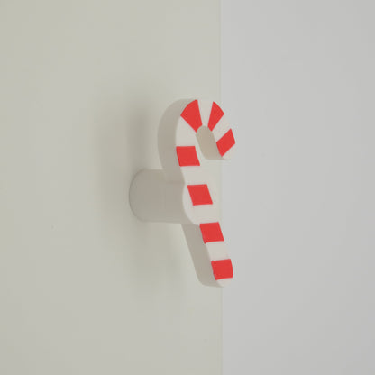 sistema | xmas candy cane knob & hook