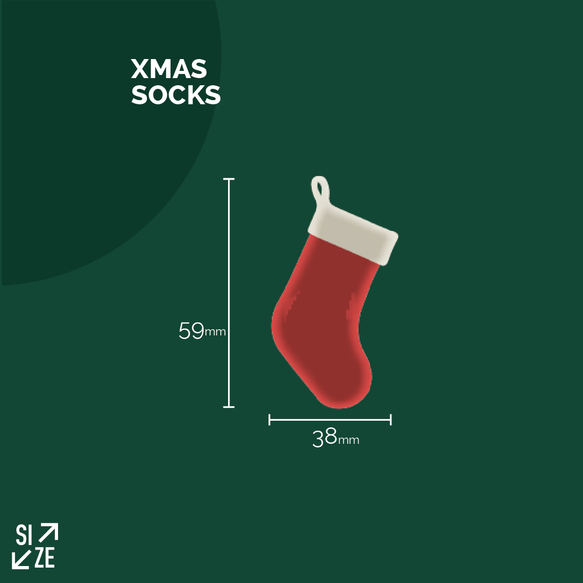 sistema | xmas stocking knob & hook