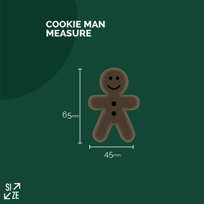 sistema | xmas cookie man knob & hook