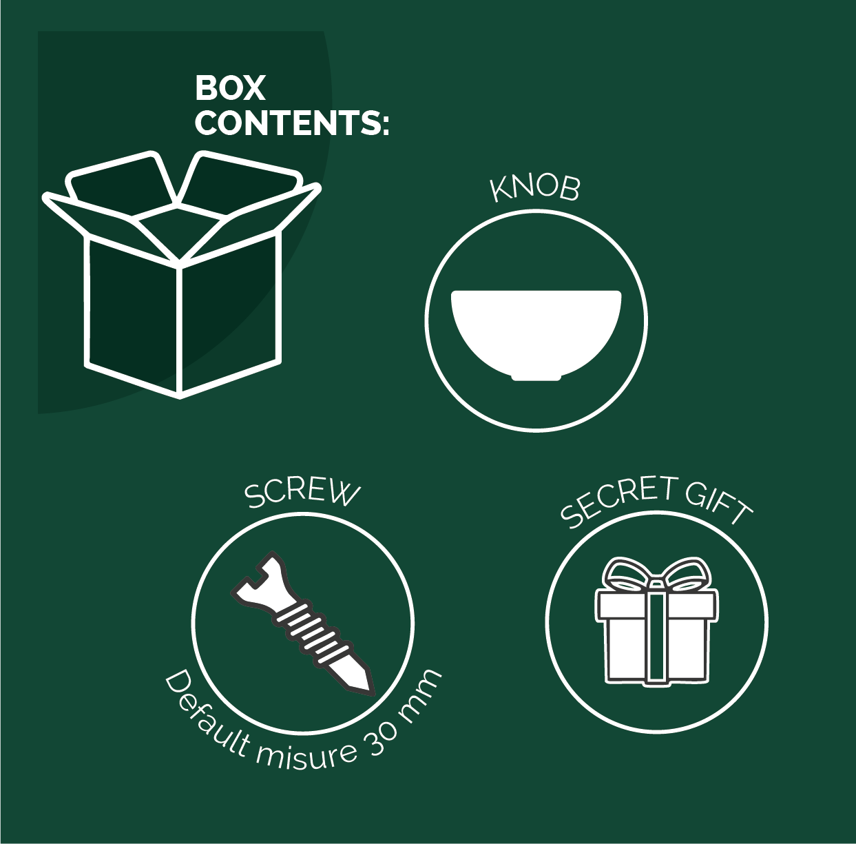 sistema | xmas tree knob & hook