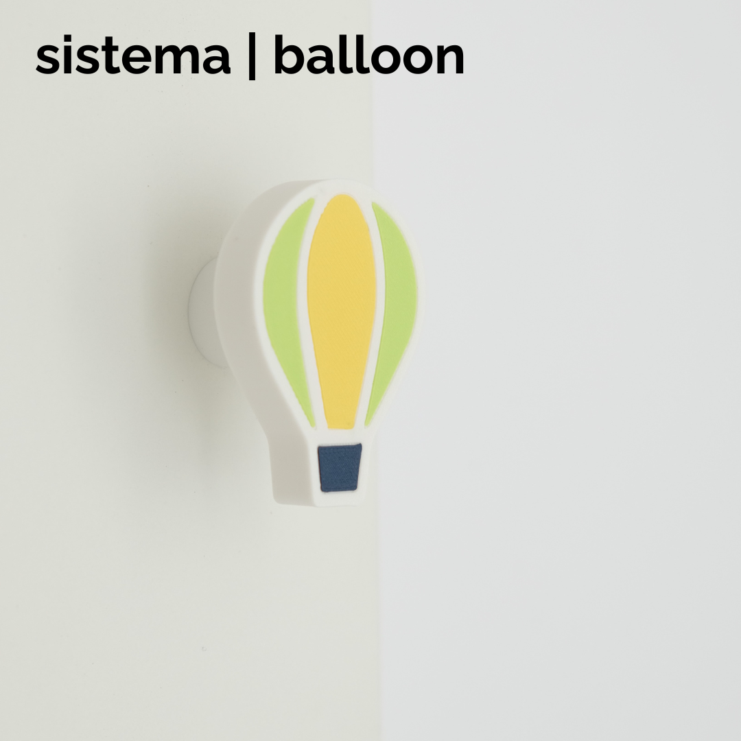 sistema | balloon pop knob & hook