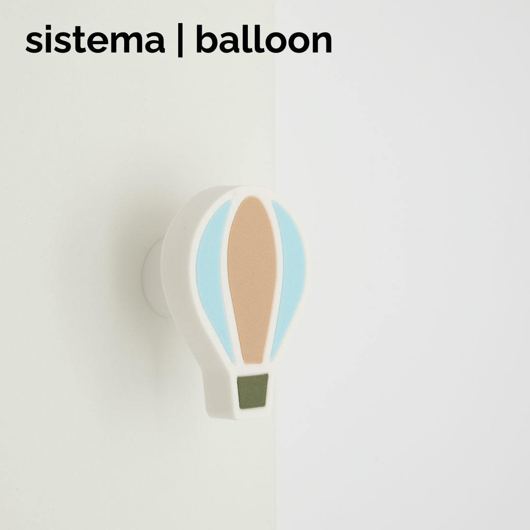 sistema | balloon earth knob & hook