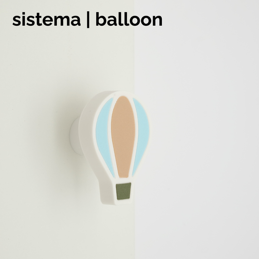 sistema | balloon earth knob & hook