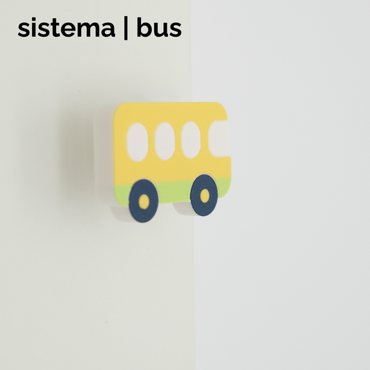 sistema | bus pop knob & hook