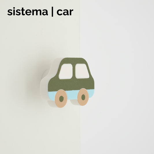 sistema | car earth knob & hook