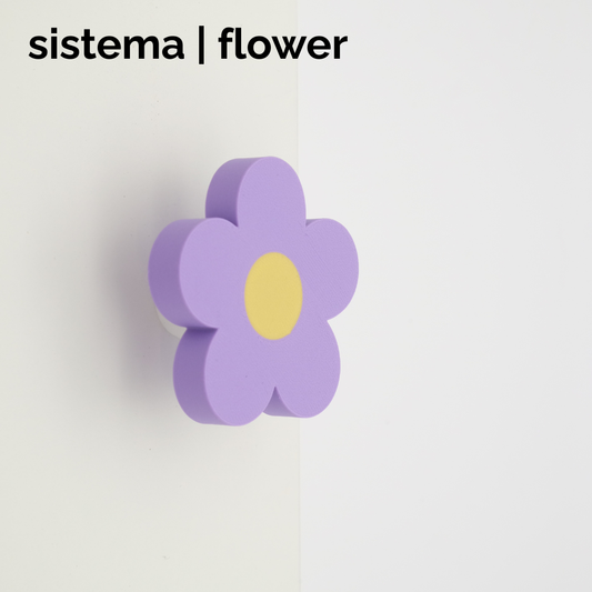 sistema | flower knob & hook