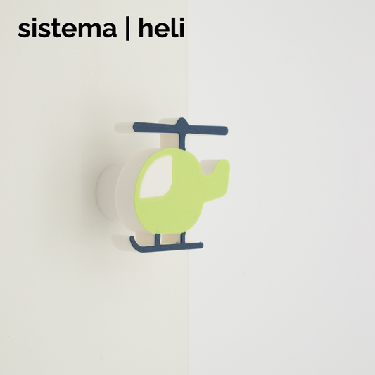 sistema | heli pop knob & hook