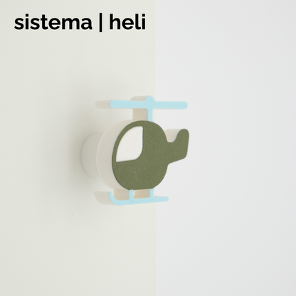 sistema | heli earth knob & hook
