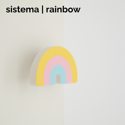 sistema | rainbow knob & hook