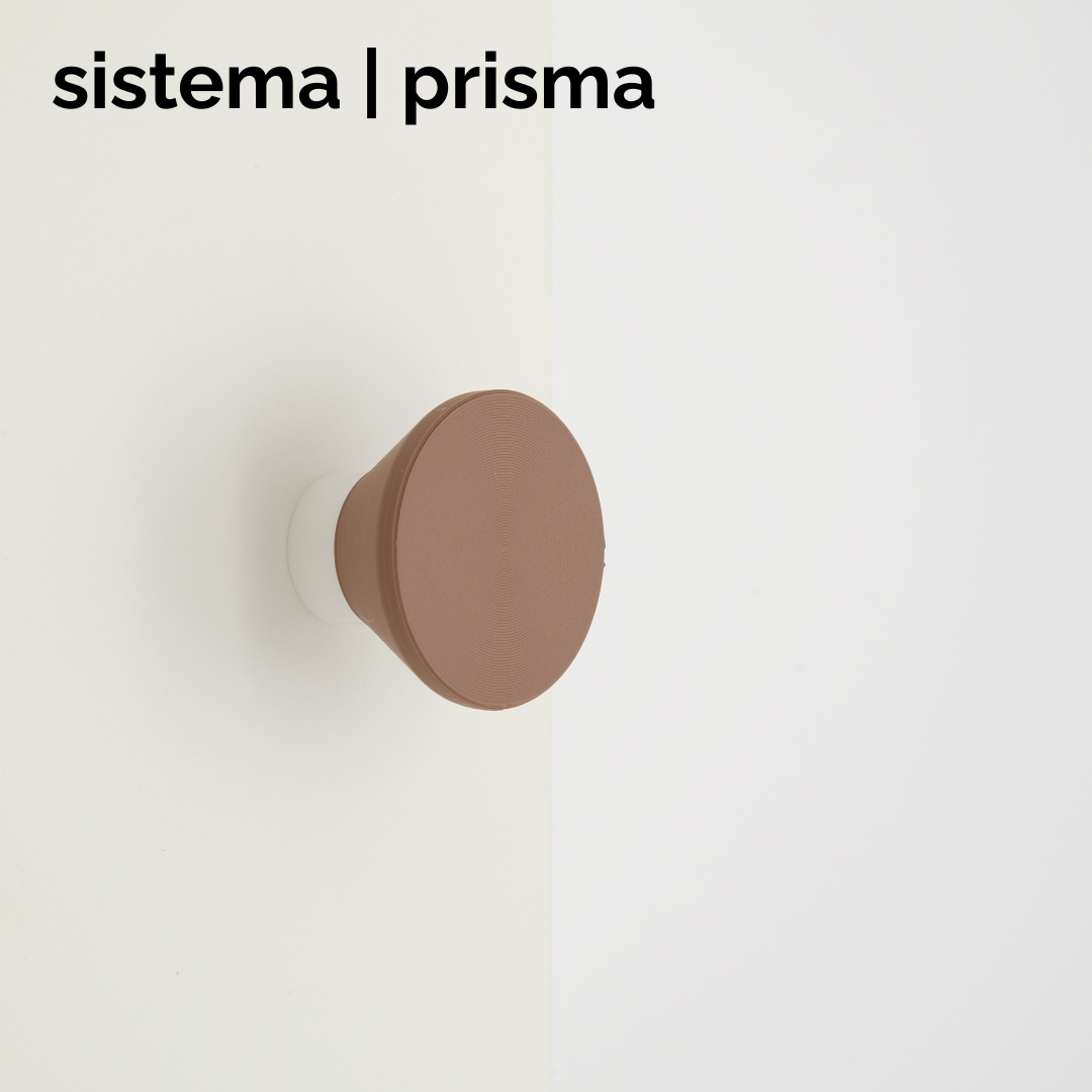 sistema | prisma knob & hook