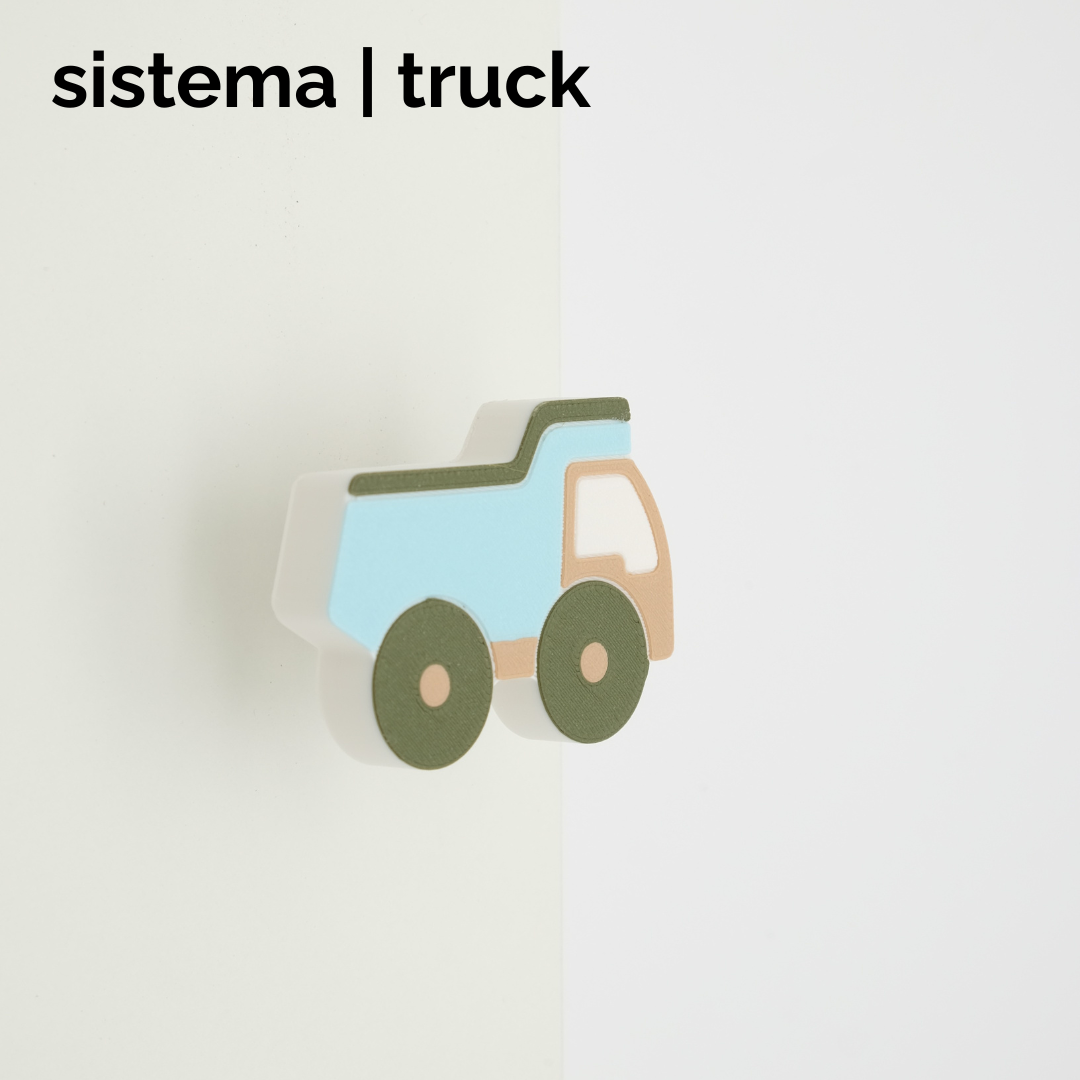 sistema | truck earth knob & hook