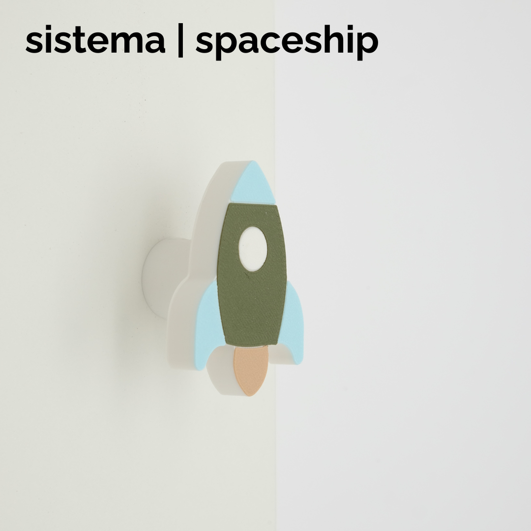 sistema | spaceship earth knob & hook