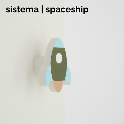 sistema | spaceship earth knob & hook