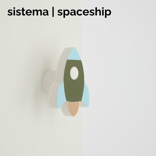 sistema | spaceship earth knob & hook