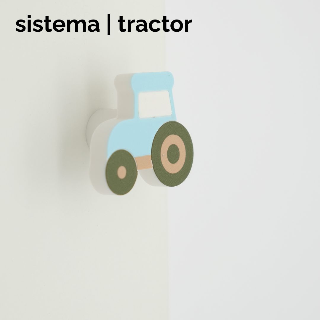 sistema | tractor earth knob & hook