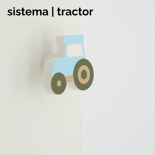 sistema | tractor earth knob & hook