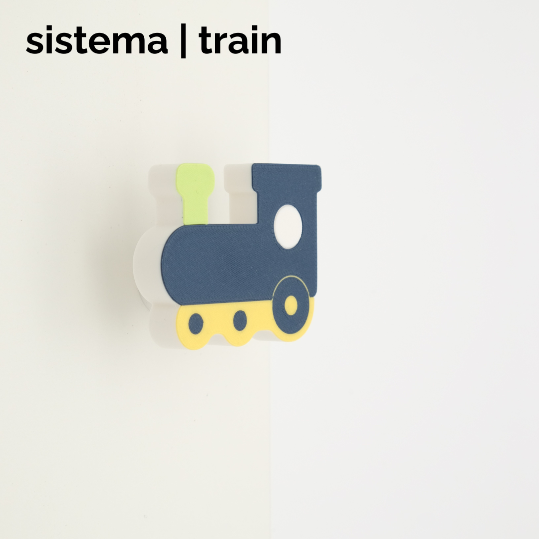 sistema | train pop knob & hook