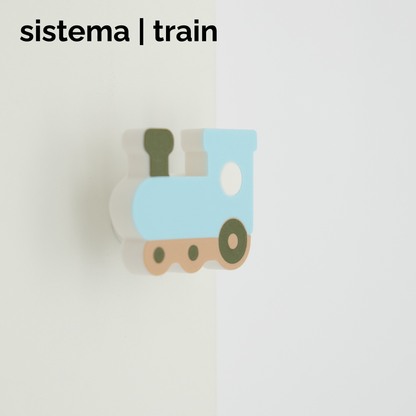 sistema | train earth knob & hook